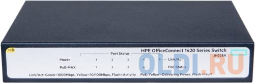 Коммутатор HP JH328A HPE 1420 5G PoE+ (32W) Switch - фото 2