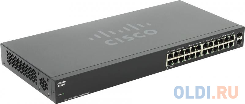 Коммутатор Cisco SG110-24-EU неуправляемый 24 порта 10/100/1000Mbps - фото 1