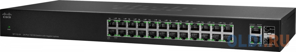 Коммутатор Cisco SG110-24HP-EU неуправляемый 24 порта 10/100/1000Mbps - фото 1