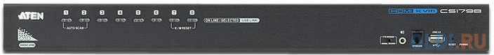 8 PORT USB HDMI KVM SWITCH W/EU PW CORD CS1798 - фото 3