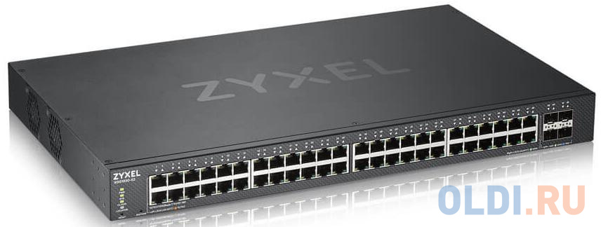 ZYXEL XGS1930-52 Hybrid Smart L2+ switch Zyxel Nebula Flex, 48xGE, 4xSFP+, Standalone / cloud management d link proj smart l2 switch 8x10gbase t 2x10gbase x sfp cli rj45 console