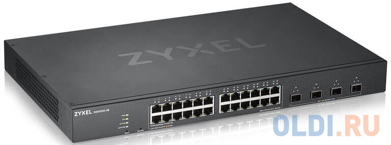 ZYXEL XGS1930-28 Hybrid Smart L2+ switch Zyxel Nebula Flex, 24xGE, 4xSFP+, silent (fanless), Standalone / cloud management