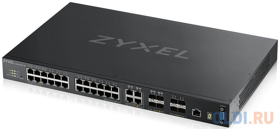 ZYXEL ZYXEL XGS4600-32 L3 Managed Switch, 28 port Gig and 4x 10G SFP+, stackable, dual PSU XGS4600-32-ZZ0102F - фото 2