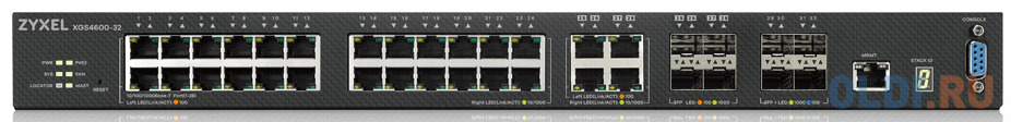 ZYXEL ZYXEL XGS4600-32 L3 Managed Switch, 28 port Gig and 4x 10G SFP+, stackable, dual PSU XGS4600-32-ZZ0102F - фото 3