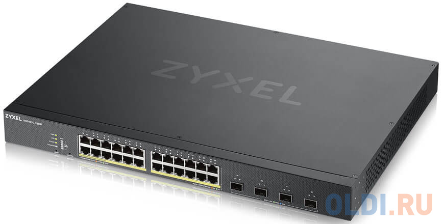 ZYXEL XGS1930-28HP Hybrid Smart L2+ switch PoE+ Zyxel Nebula Flex, 24xGE PoE+, 4xSFP+, budget PoE 375W, Standalone / cloud management XGS1930-28HP-EU0101F - фото 2