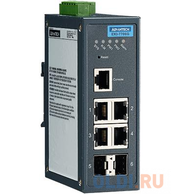 EKI-7706G-2F-AE   4GE+2SFP Gigabit Managed Redundant Industrial Switch Advantech - фото 2