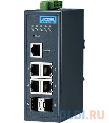 EKI-7706G-2F-AE   4GE+2SFP Gigabit Managed Redundant Industrial Switch Advantech - фото 3