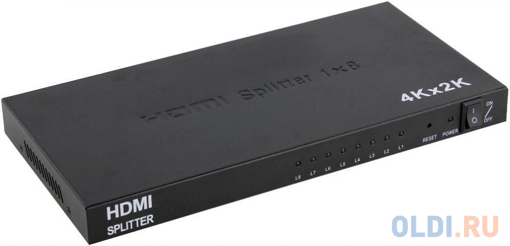 Фото - Разветвитель HDMI TELECOM TTS7010 круглый черный greenconnect разветвитель hdmi v2 0 черный