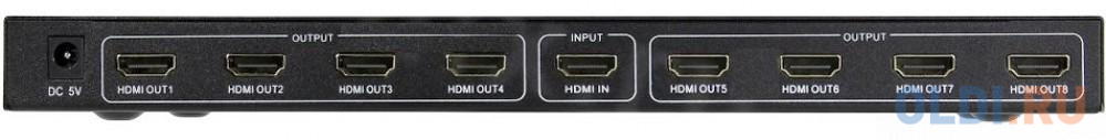 Разветвитель HDMI TELECOM TTS7010 круглый черный фото