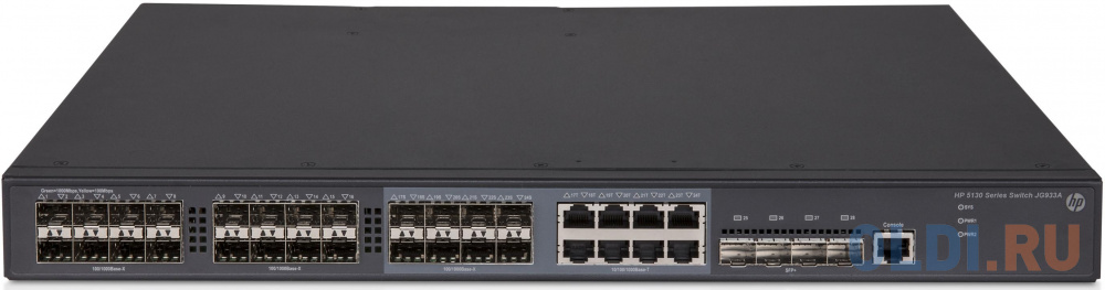 Коммутатор HP 5130-24G-SFP-4SFP+ EI управляемый 24 порта 10/100/1000Mbps 4xSFP JG933A - фото 1