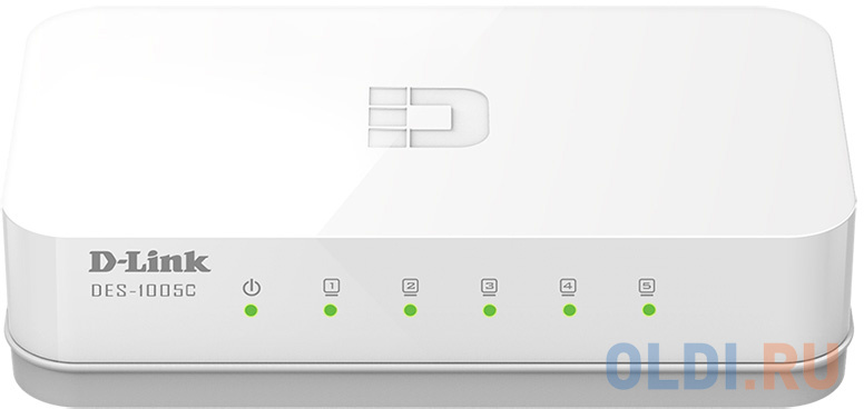 Unmanaged Switch with 5 10/100Base-TX ports.2K Mac address, Auto-sensing, 802.3x Flow Control, Stand-alone, Auto MDI/MDI-X for each port, Plastic case