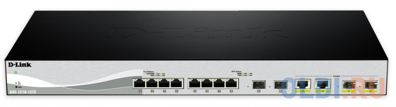 

Коммутатор D-LINK DXS-1210-12TC управляемый 8 портов 10/100/1000Mbps 2xSFP