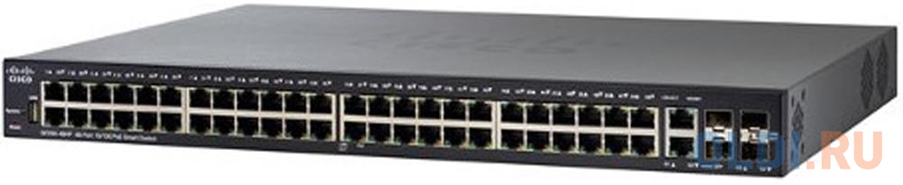 Коммутатор [SF250-48HP-K9-EU] Cisco SB SF250-48HP 48-port 10/100 PoE Switch - фото 1