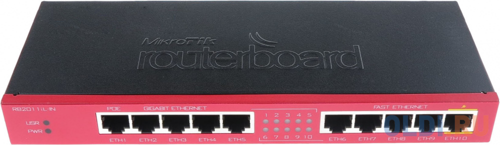 Маршрутизатор 1000M 5PORT RB2011IL-IN MIKROTIK