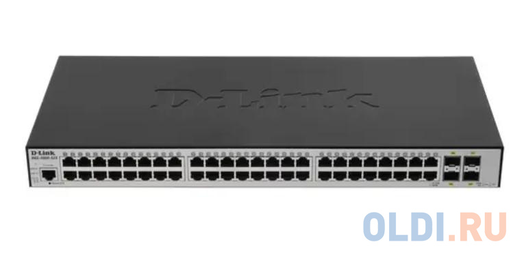 "L2 Managed Switch with 48 10/100/1000Base-T ports  and 4 10GBase-X SFP+ ports.16K Mac address, 802.3x Flow Control, 4K of 802.1Q VLAN, VLAN Trun фото