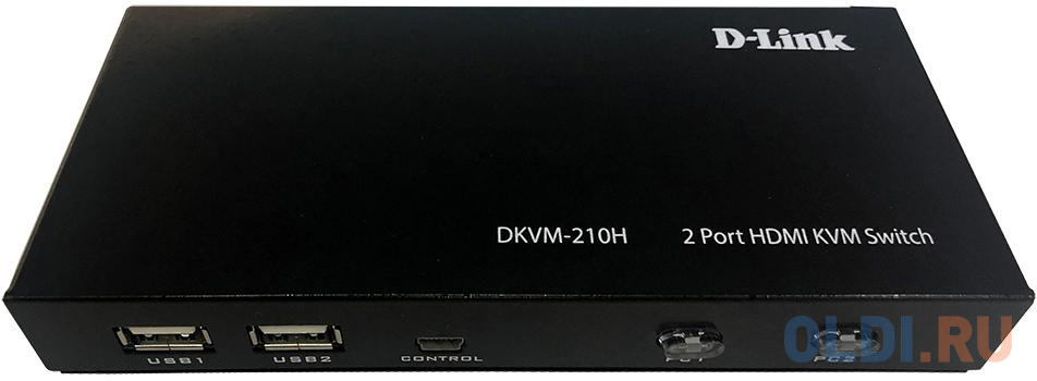 2-port KVM Switch with HDMI and USB ports.Control 2 computers from a single keyboard, monitor, mouse, Supports video resolutions up to 4096 x 2160, Sw