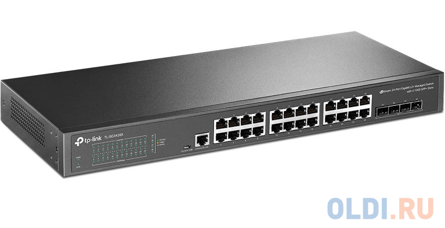 Коммутатор TP-Link TL-SG3428X 24G 4SFP+ управляемый фото