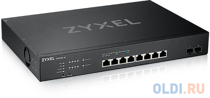 Коммутатор Zyxel NebulaFlex XS1930-10-ZZ0101F 2SFP+ управляемый коммутатор zyxel gs1900 24e v3 gs1900 24e eu0103f 24x1гбит с управляемый