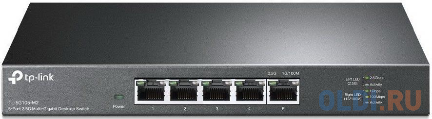 TP-Link 5-Port 2.5G Multi-Gigabit Desktop Switch, 5 ? 2.5 G RJ45 Ports, Desktop Steel Case, Silent, Plug and Play, Wall mount.