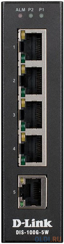 

Коммутатор D-Link DIS-100G-5W/A1A Промышленный неуправляемый коммутатор с 5 портами 10/100/1000Base-T, функцией энергосбережения и поддержкой QoS