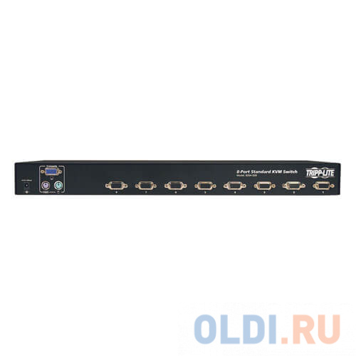 Коммутатор Tripp Lite 8-Port Standard KVM Switch - Non-Expandable - No OSD - Requires P750-Series Cables (PS/2) B004-008 - фото 2
