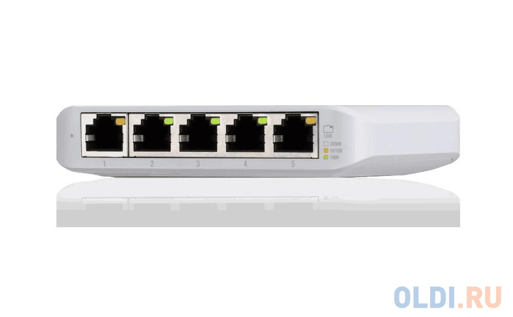 Коммутатор 5PORT 1000M POE USW-FLEX-MINI UBIQUITI UniFi Switch Flex Mini - фото 2