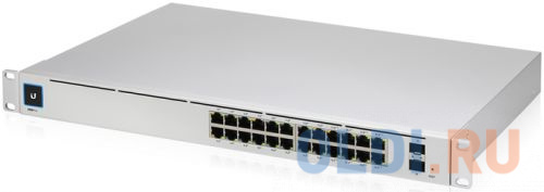 Коммутатор 24PORT 1000M 2SFP POE USW-PRO-24-POE UBIQUITI, размер 442.4 х 285.4 х 43.7 мм - фото 4