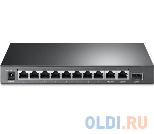 TP-Link TL-SL1311MP Настольный коммутатор на 8 PoE+ портов 10/100 Мбит/с и 3 гигабитных порта фото
