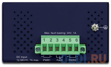 PLANET IP30 5-Port Gigabit Switch with 4-Port 802.3AT POE+ (-40 to 75 C) фото
