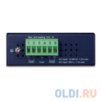 IP30 Slim Type 5-Port Industrial Fast Ethernet Switch (-40 to 75 degree C) ISW-501T - фото 3