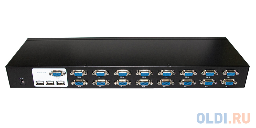 KVM-450/C1A 16-портовый переключатель KVM с портами PS2/USB, RTL {6} KVM-450/C1A - фото 3