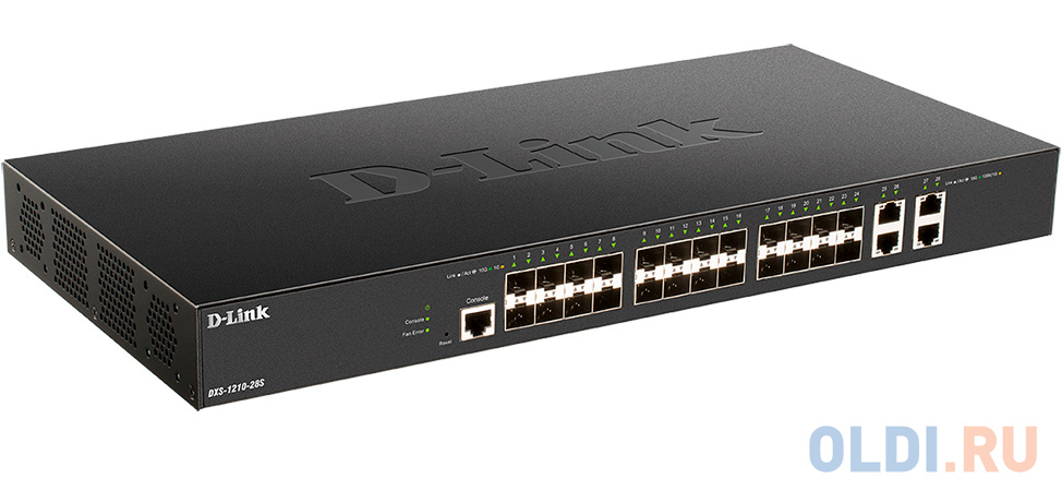 DXS-1210-28S/A1A  Коммутатор Настраиваемый L2+ коммутатор с 24 портами 10GBase-X SFP+ и 4 портами 10GBase-T, RTL {5} фото