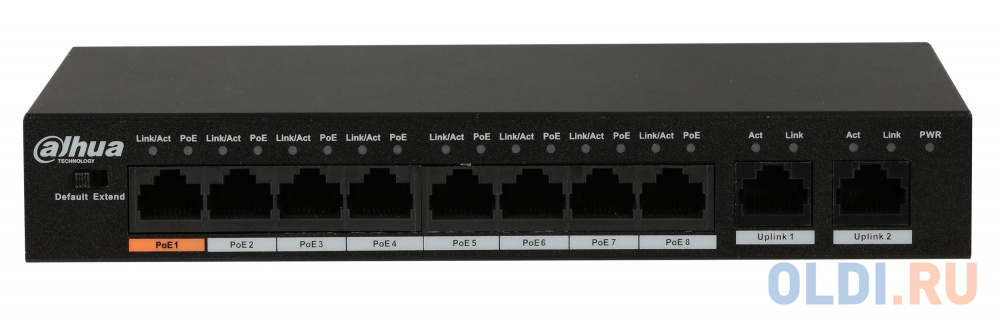 Коммутатор Dahua DH-PFS3010-8ET-65 фото