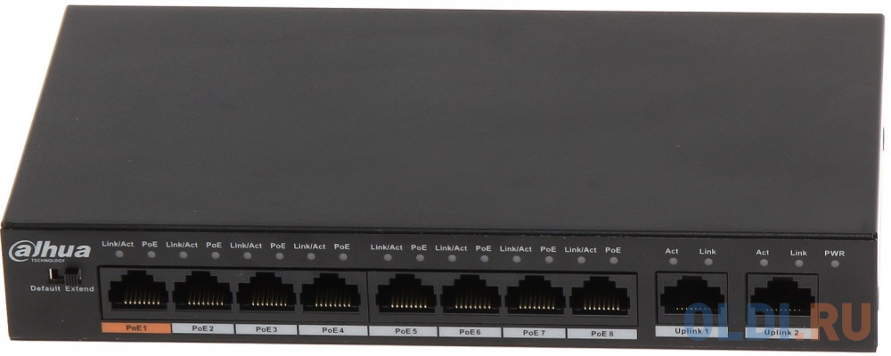 Коммутатор Dahua DH-PFS3010-8ET-65 фото