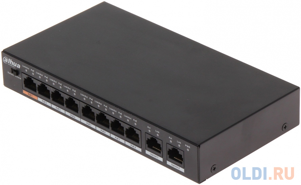 Коммутатор Dahua DH-PFS3010-8ET-65 фото
