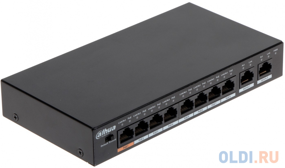 Коммутатор Dahua DH-PFS3010-8ET-65 фото