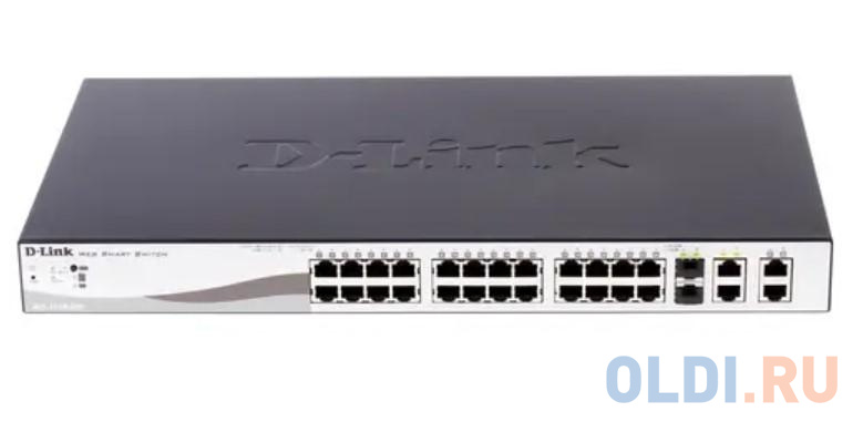 D-Link DES-1210-28P/C3A Настраиваемый коммутатор WebSmart с 24 портами 10/100Base-TX, 2 портами 10/100/1000Base-T, 2 комбо-портами 100/1000Base-T/SFP DES-1210-28P/C3A - фото 2