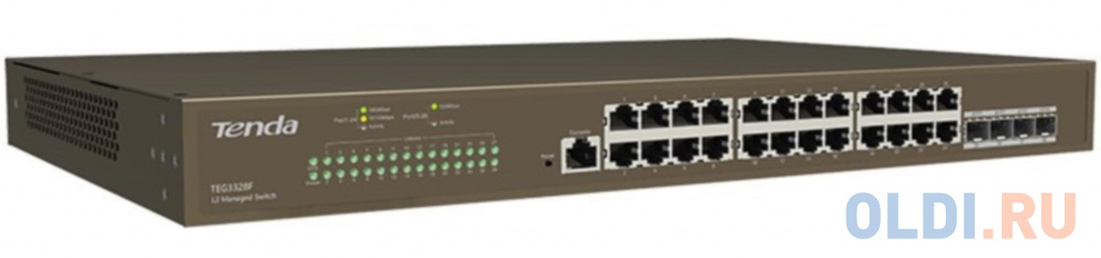 Коммутатор 24PORT 1000M 4SFP TEG3328F TENDA фото