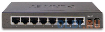 PLANET 8-Port 10/100Mbps Fast Ethernet Switch, Metal FSD-803 - фото 2