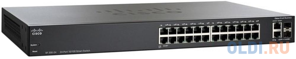 Коммутатор [SF350-24MP-K9-EU] Cisco SB SF350-24MP 24-port 10/100 Max PoE Managed Switch - фото 1
