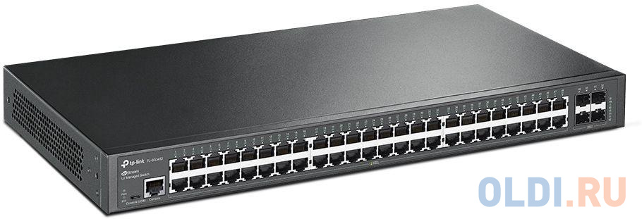 TP-Link JetStream управляемый коммутатор уровня 2+ на 48 гигабитных портов и 4 гигабитных uplink-порта коммутатор tp link jetstream tl sg2008p 8g 4poe 62w управляемый