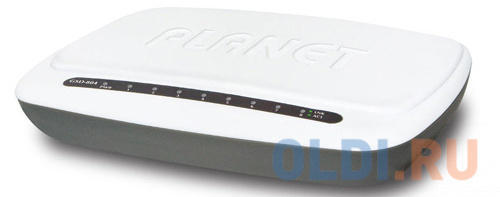 PLANET 8-Port 10/100/1000Mbps Gigabit Ethernet Switch (External Power) - Plastic Case GSD-804 - фото 1