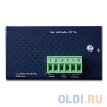 PLANET IGS-5225-4P2S  IP40 Industrial L2+/L4 4-Port 1000T 802.3at PoE + 2-Port 100/1000X SFP Full Managed Switch (-40 to 75 C, dual redundant power in фото