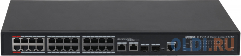 

Коммутатор Dahua DH-PFS4226-24GT2GF-360 управляемый