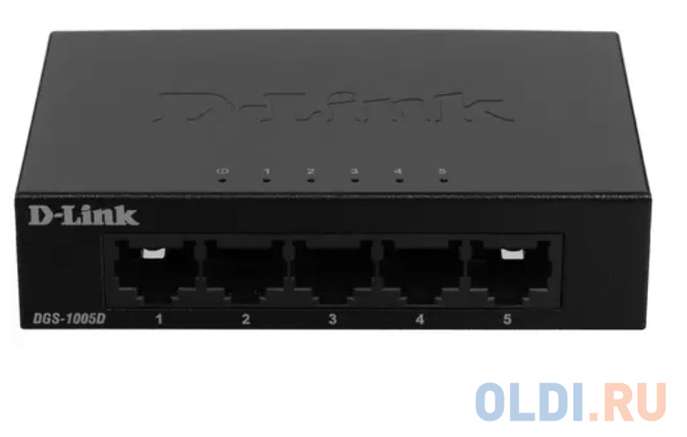 Коммутатор D-Link DGS-1005D/J2A 5G неуправляемый фото