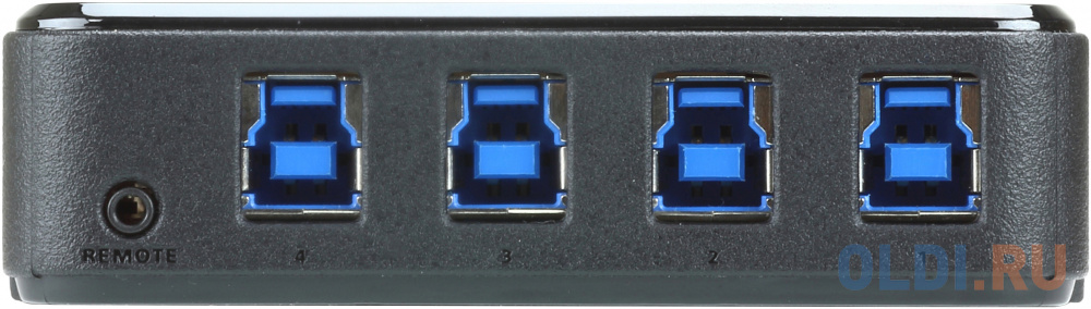 Переключатель Aten US434-AT USB, 4 ПК> 4 устройства, 4 USB B-тип > 4 USB A-тип, Male > Female, со шнурами A-B 2х1.2м.+2х1.8м. для подкл. к уп - фото 2