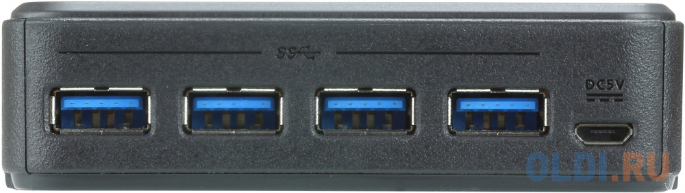 Переключатель Aten US434-AT USB, 4 ПК> 4 устройства, 4 USB B-тип > 4 USB A-тип, Male > Female, со шнурами A-B 2х1.2м.+2х1.8м. для подкл. к уп - фото 3