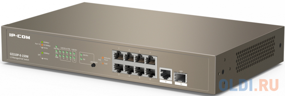 Коммутатор 8PORT 1000M POE G5310P-8-150W IP-COM - фото 3