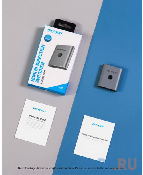 Переключатель - разветвитель Vention HDMI v2.0 двунаправленный 2x1/1x2 фото