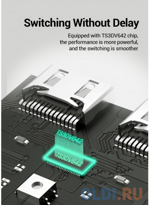 Переключатель - разветвитель Vention HDMI v2.0 двунаправленный 2x1/1x2 фото
